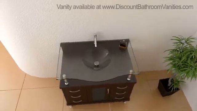 Virtu USA Vincente Modern Bathroom Vanity MS-36 смотреть онлайн