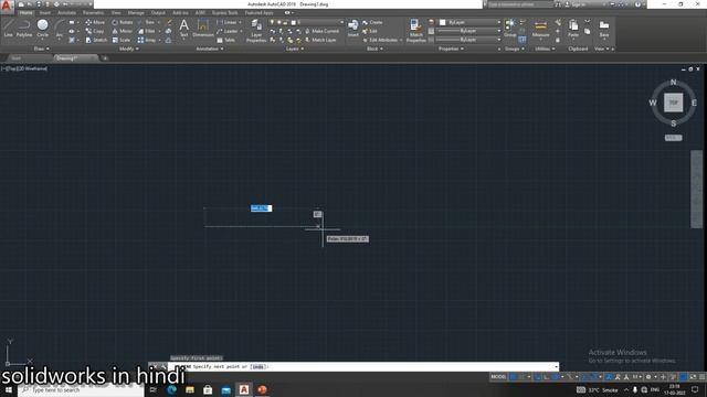 Autocad line command | Autocad Tutorial For beginners смотреть онлайн