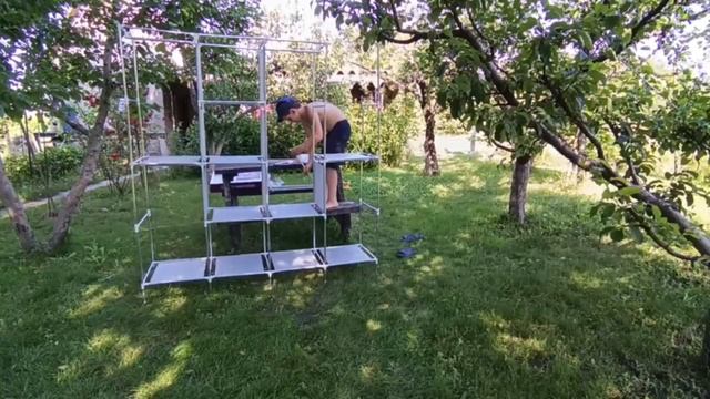 Разборной шкаф тканевый модель 28165.Аналог Storage Wardrobe 88130 смотреть онлайн