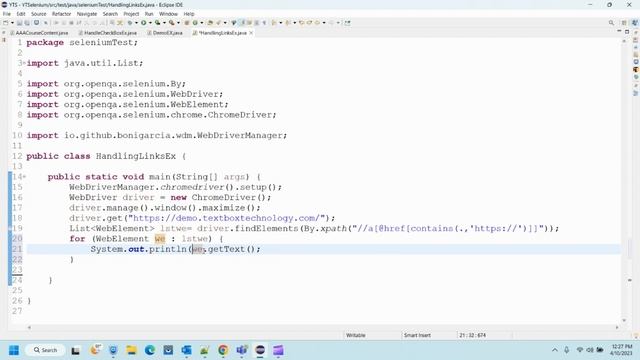 Class 7- Selenium with Java-Handle Links #automation #selenium #learnselenium смотреть онлайн