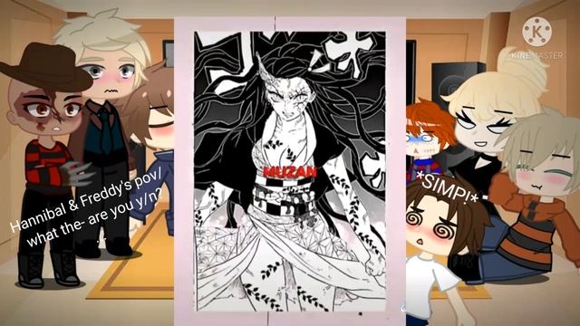 Slashers react to F!y/n as nezuko part 1 смотреть онлайн