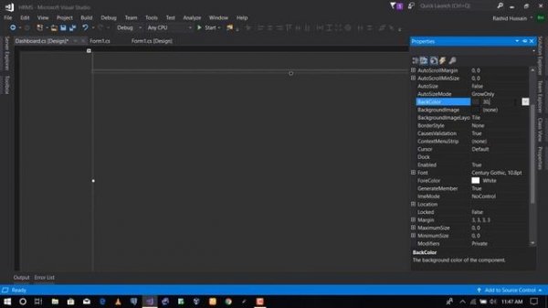 [Part 1] HR Management System in c# win form app