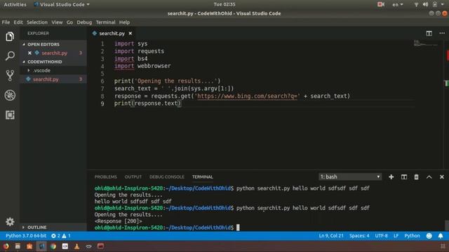 Python for Automation #5: Automating Opening Search Results in Search Engines (Eg. Google, Bing) смотреть онлайн