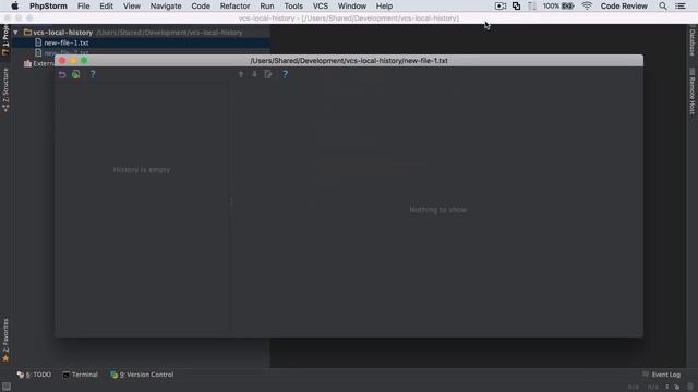 [Video PHPStorm Shortcuts] - Recover Delete Files Folders With PHPStorm смотреть онлайн