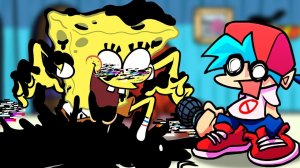 ХОРРОР БОСС Зараженный Губка Боб во Friday Night Funkin Хоррор Мод Vs. Pibby Spongebob mod