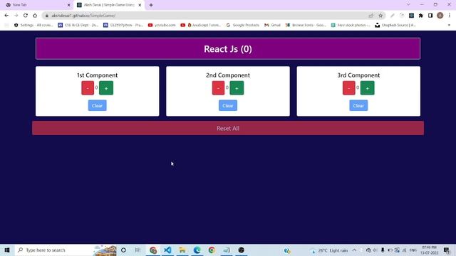 ? Create A Simple Game Website Using React Js #akshdesai смотреть онлайн