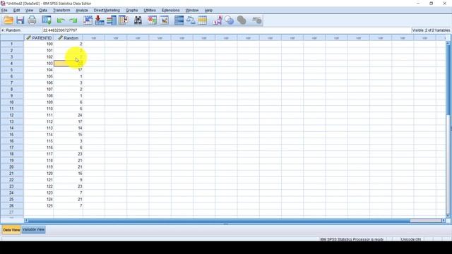 How to Generate Random Numbers that Follows Uniform Distribution in SPSS смотреть онлайн