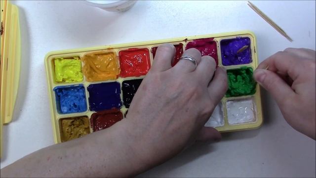 Restoring HIMI MIYA gouache to LIKE NEW condition // Landscape painting demo смотреть онлайн