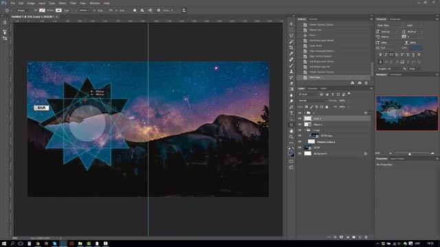 How to Make a Polyscape Effect + FREE Psd - Photoshop Tutorial смотреть онлайн