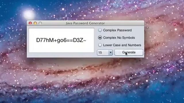 Java Password Generator смотреть онлайн