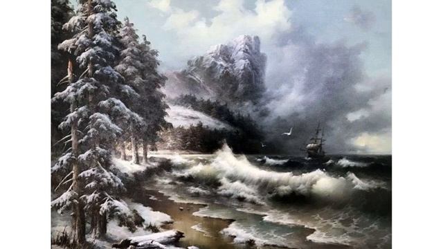 Морские пейзажи художника-мариниста Евгения Гарина смотреть онлайн