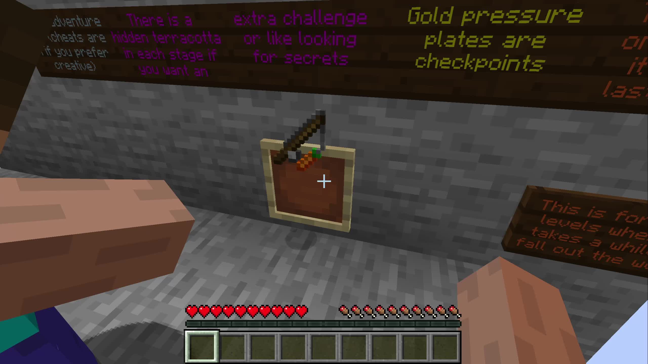 Minecraft - паркурим с племянником