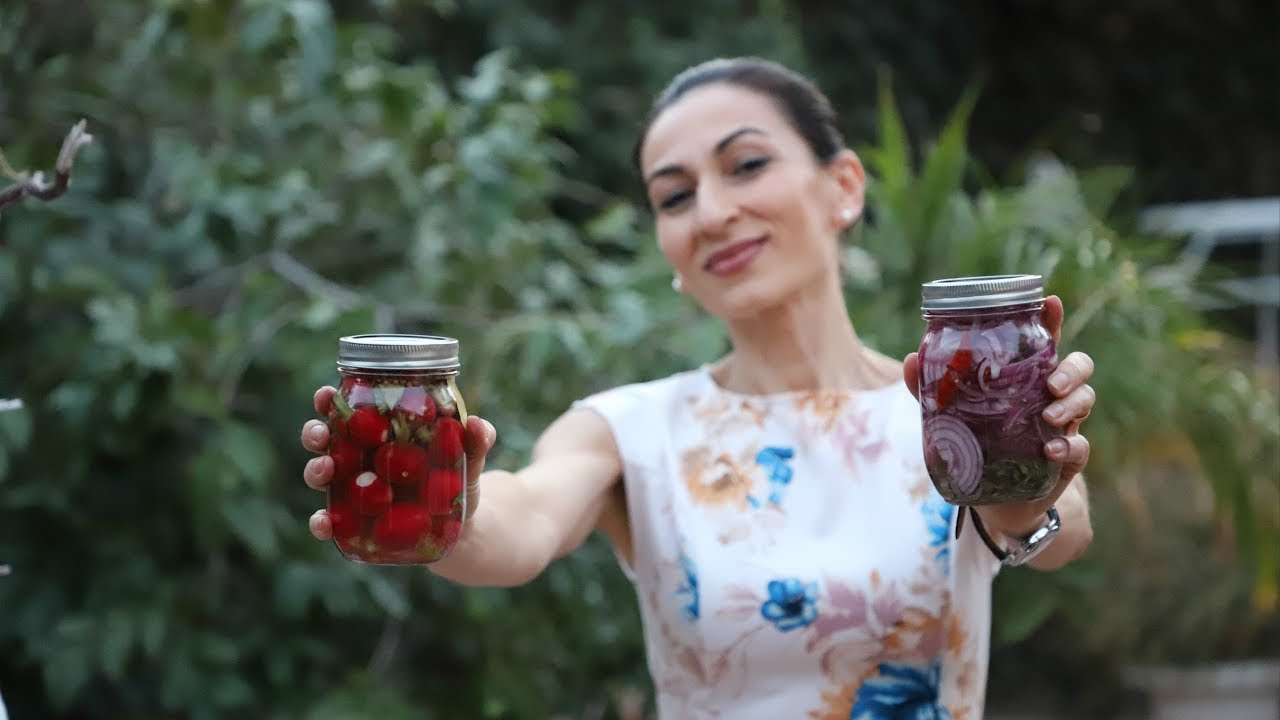 Как Приготовить Маринад Соленья Из Лука и Редиски - Рецепт от Эгине - Heghineh смотреть онлайн