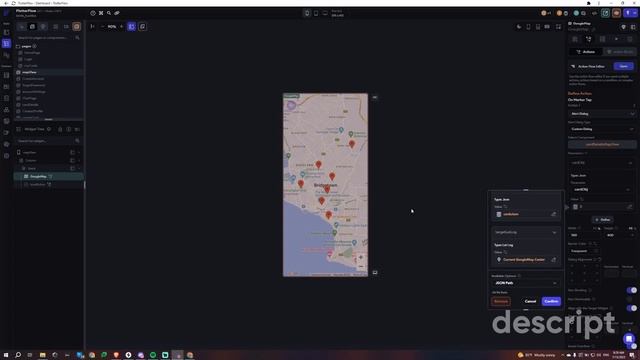 Map view cards with JSON and FlutterFlow's Google Map Widget смотреть онлайн