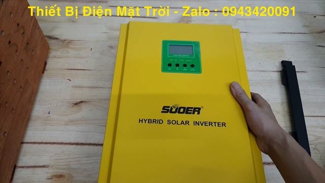 Inverter 3kw áp cao, MPPT 80A điện áp PV Input 120V ~ 450V смотреть онлайн
