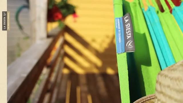 Одноместный гамак LA SIESTA SONRISA LIME смотреть онлайн