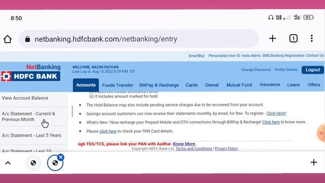 hdfc account statement download online | how to download hdfc bank account statement PDF 2023 смотреть онлайн