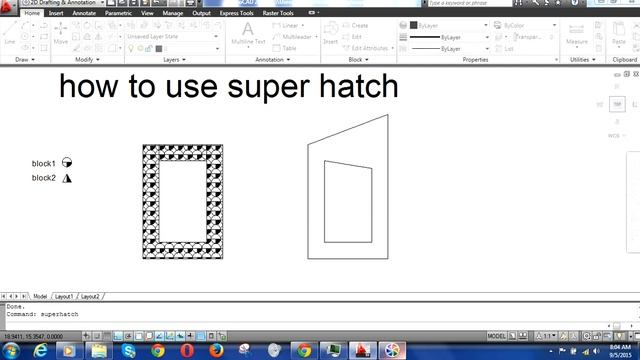 Autocad Express Tool: Superhatch Command смотреть онлайн