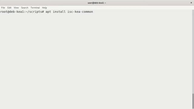 ISC Kea DHCP4 installation on Debian смотреть онлайн
