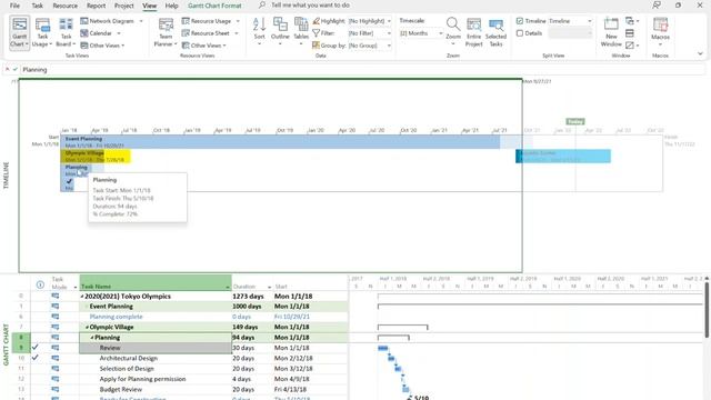 How to use the Timeline in Microsoft Project смотреть онлайн
