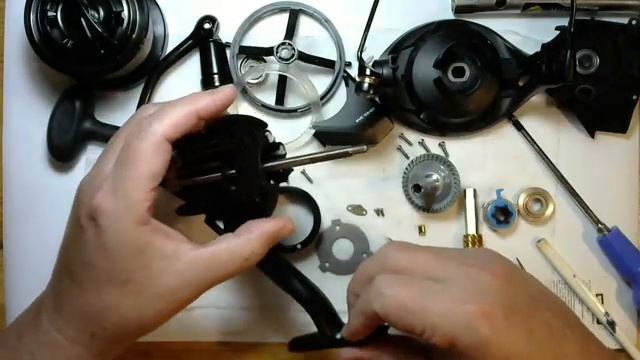 Катушка Kaida Air Carp HVC 03-80 (8000) - ТО своими руками (катушка для левши). смотреть онлайн