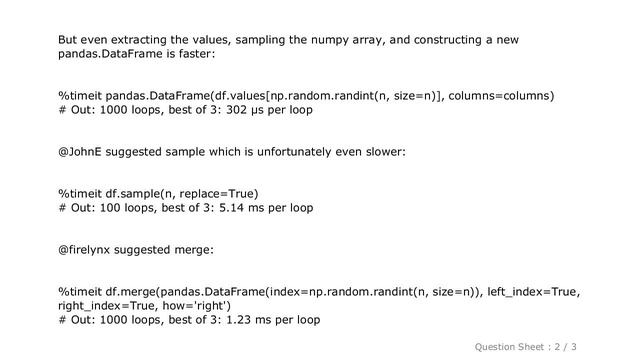 Pandas : Drawing a bootstrap sample from a pandas.DataFrame смотреть онлайн