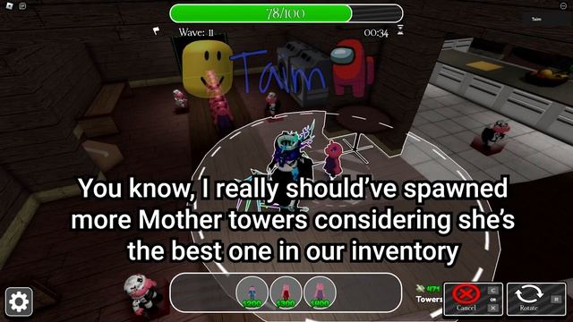 le TOWER OF PIGGIES!! - Roblox PIGGY TOWER DEFENSE SIMULATOR! смотреть онлайн