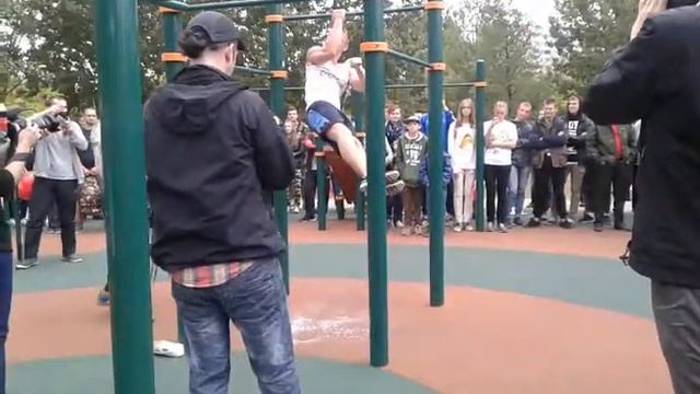 Открытие workout площадки (г.Минск, парк Павлова) Максим Трухоновец смотреть онлайн