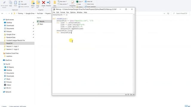 Read from CSV File | Python смотреть онлайн