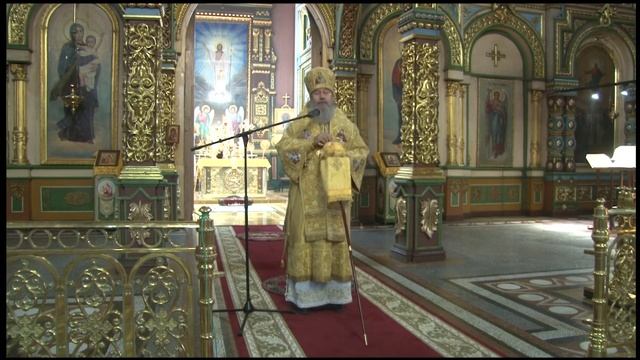 Проповедь епископа Максима в день памяти изнесения честных древ Животворящего Креста Господня смотреть онлайн