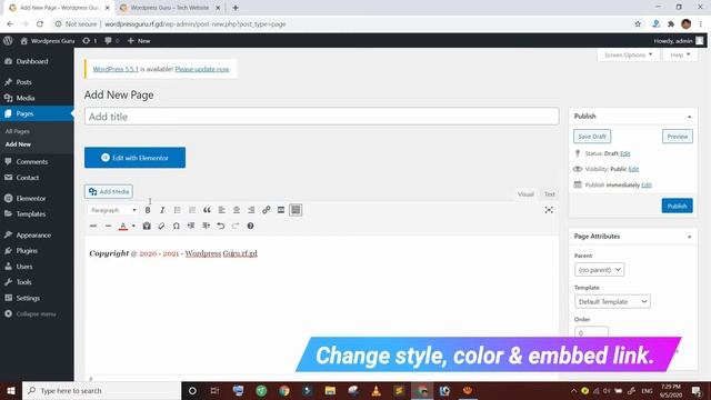 How to change the Footer Copyright Credits on any WordPress Theme смотреть онлайн