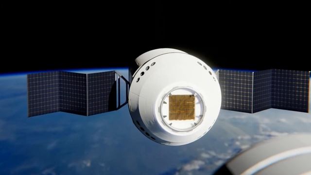 Space solar array deployment | Blender 3.0, Geometry Nodes смотреть онлайн