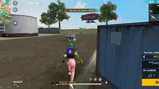 free fire gameplay my cousin and another player смотреть онлайн