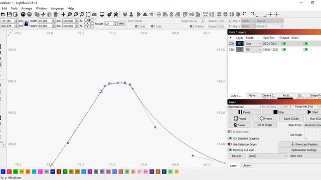 Word - Letter - Node Editing In Lightburn