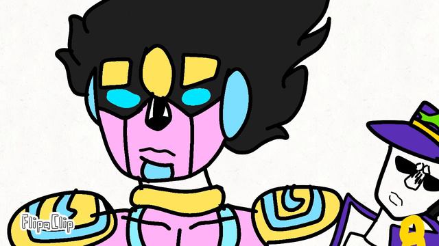 Стар Платинум Зе ворлд НО это 2D Анимация! смотреть онлайн