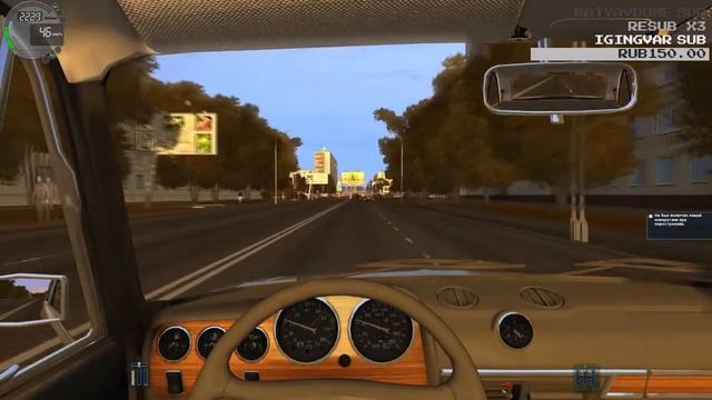 Мэддисон катается по русским дорогам (City Car Driving) смотреть онлайн
