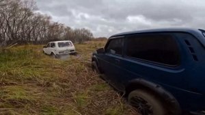 Нива 4х4 на литых дисках R18 по бездорожью