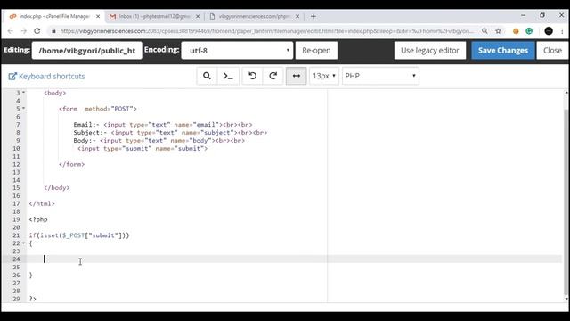 Send Mail using PHP смотреть онлайн