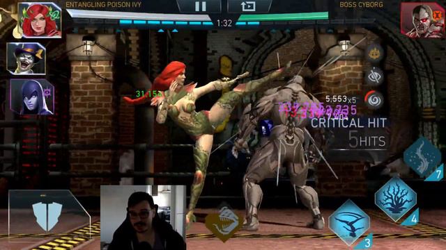 Boss Cyborg Is Kinda Cringe Not Gonna Lie Injustice 2 Mobile смотреть онлайн