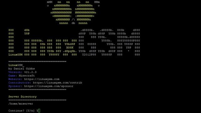 Minecraft: Java Edition – Installation auf einem Linuxserver mit LinuxGSM смотреть онлайн