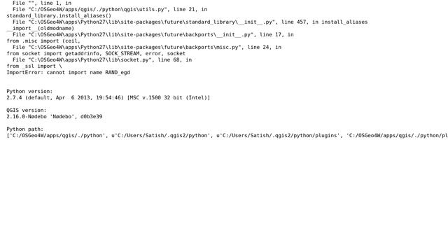 GIS: QGIS 2.16 - Couldn't load QGIS utils. Python support will be disabled смотреть онлайн