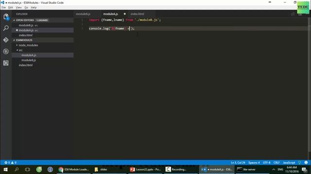 ES6 & TypeScript căn bản - Bài 22: Export và import trong Modules смотреть онлайн