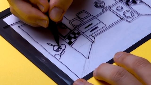 FNaF Dark Room Card with Secret Magical Flashlight - PAPER CRAFT FNaF Board Game for FNAF FANS смотреть онлайн