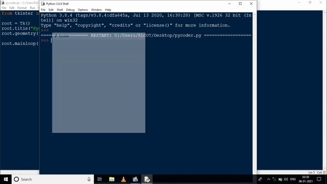 Creating a GUI Window || Using Python Tkinter library смотреть онлайн