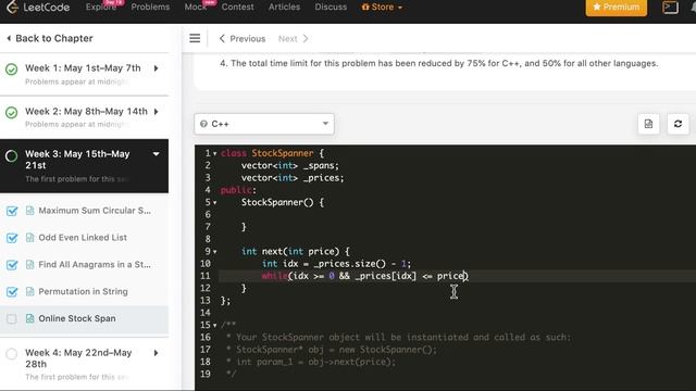Online Stock Span | LeetCode 901 | C++, Java, Python | May LeetCoding Day 19 смотреть онлайн