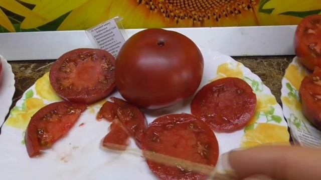 Томаты - новинки 2022 года. Томат Грязевой шарик Элбониана - шоколадная вкуснятина! Дегустация. смотреть онлайн