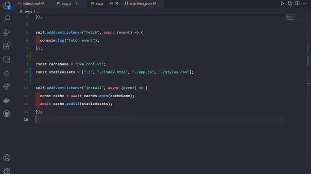 Caching and serving static assets | Progressive Web application - 5 смотреть онлайн