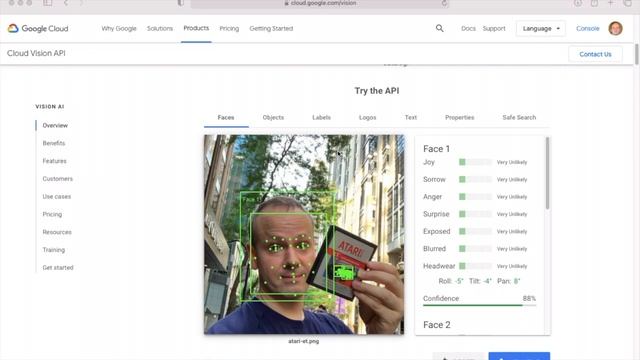Vision API from Google Cloud from an image or photo you upload смотреть онлайн