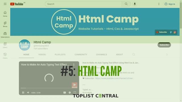 Top 9 HTML YouTube Channels for Developers! (October 2023) смотреть онлайн