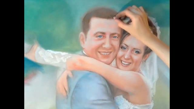 Портрет пастелью. Быстрое рисование. StudioVikiArt смотреть онлайн